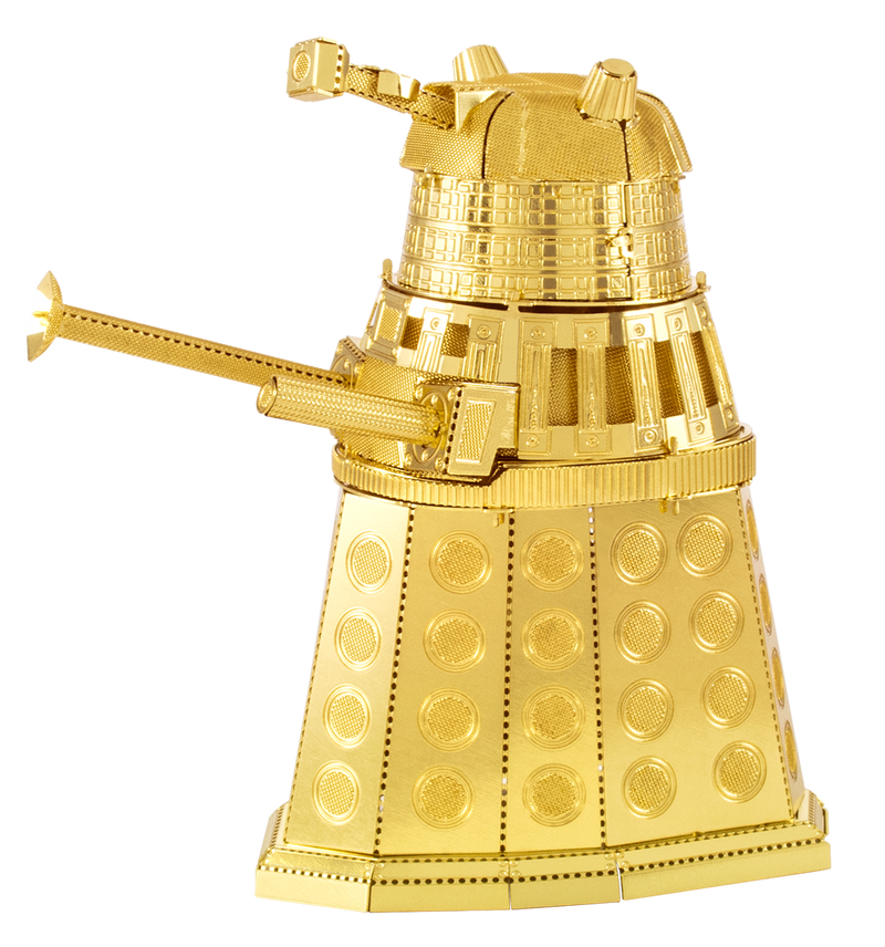 Load image into Gallery viewer, Metal Earth Doctor Who Gold Dalek
