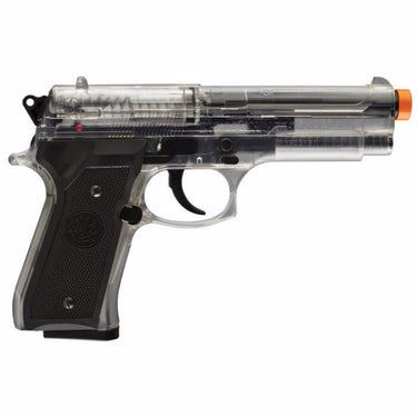 BERETTA 92FS SPRING 6MM AIRSOFT PISTOL - CLEAR : UMAREX AIRGUNS