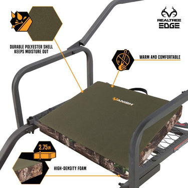 Vanish Extreme Comfort Seat Cushion (Realtree Edge Camo)