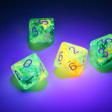 Chessex Nebula Spring/White Luminary Set of Ten d10s