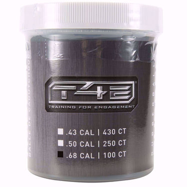 Umarex T4E .68 Caliber Rubber Balls 1000ct. (Black)