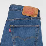 Levi's Men's 501 Original Fit Button Fly Non-Stretch Jeans (Medium Stonewash) Size 42X32