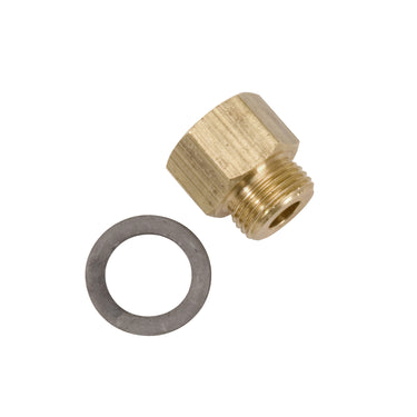 Edelbrock Inverted Flare Fuel Hose Fitting #8090 For Square-Bore And ABF Carburetors
