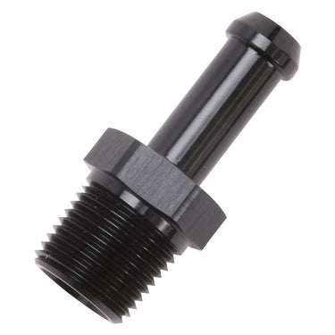 Edelbrock Heater Hose End Fitting - Straight with 3/8" NPT and 3/8" Barb.