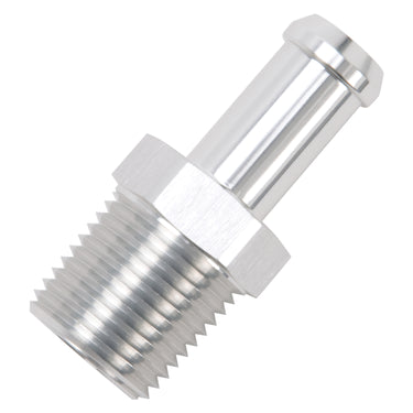 Edelbrock Heater Hose End Fitting - Straight with 1/2" NPT and 1/2" Barb.
