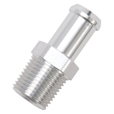 Edelbrock Heater Hose End Fitting - Straight with 1/2" NPT and 5/8" Barb.