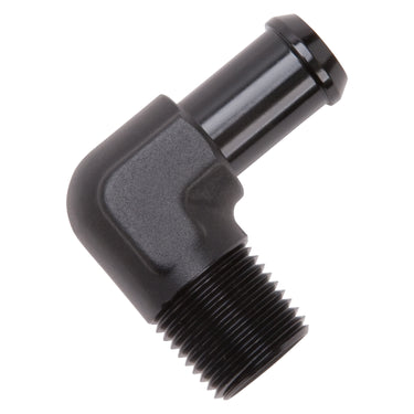 Edelbrock Heater Hose End Fitting - 90 Deg with 1/2" NPT and 5/8" Barb