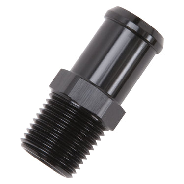 Edelbrock Heater Hose End Fitting - Straight with 1/2" NPT and 3/4" Barb.