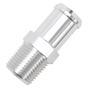 Edelbrock Heater Hose End Fitting - Straight with 1/2" NPT and 3/4" Barb.