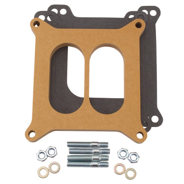 Edelbrock Carburetor Spacer #8725 Divided Center 1/2in Thick