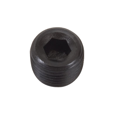 Edelbrock Socket Head Pipe Plugs in Black Finish - 1/2" NPT (Single)