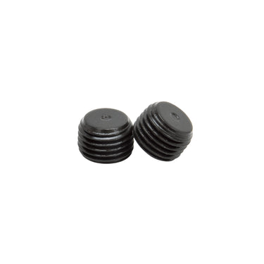 Edelbrock Socket Head Pipe Plugs in Black Finish - 1/4" NPT (Qty 2)