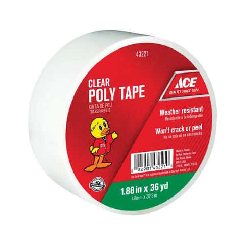 Load image into Gallery viewer, Ace 1.88 in. W X 36 yd L Clear Poly Tape
