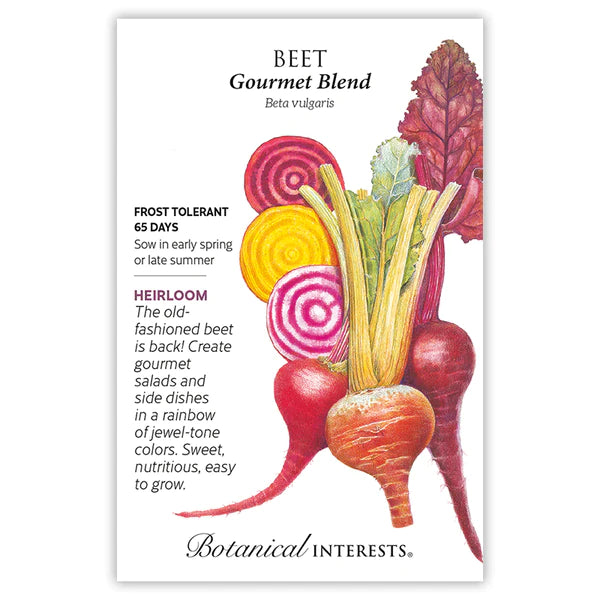 Botanical Interests Gourmet Blend Beet Seeds