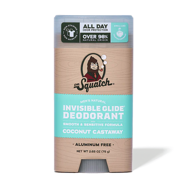 Dr. Squatch Coconut Castaway Invisible Glide Deodorant