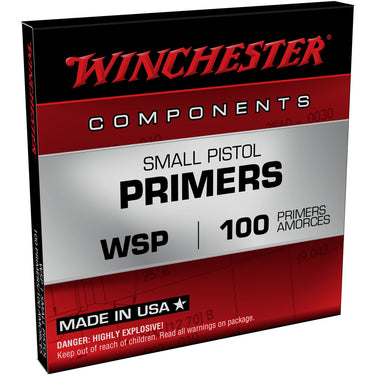 Winchester WSP Small Regular Pistol Primers 100 Pack