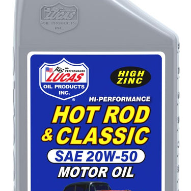 Lucas Hot Rod & Classic Car 20W-50 Motor Oil 1qt