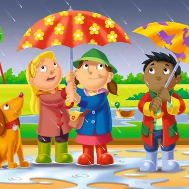 Children’s Jigsaw Puzzle What's the Weather? - 6 + 8 + 10 + 12 Pieces Puzzle