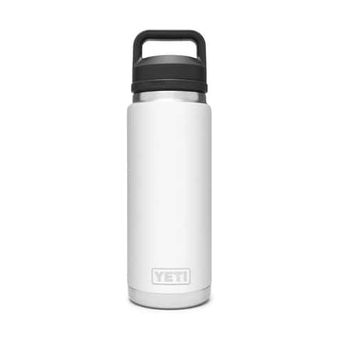 YETI Rambler 26 oz White BPA Free Bottle with Chug Cap