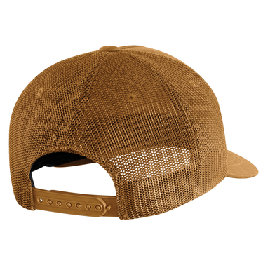 Carhartt Men's Canvas Mesh-Back Skull Graphic Cap (Carhartt Brown)