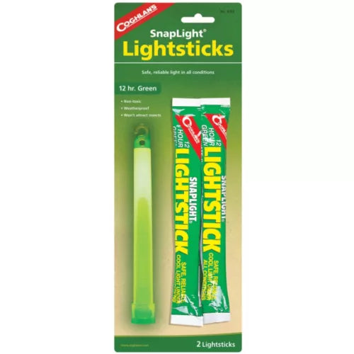 Coghlans Snaplight Lightsticks Green