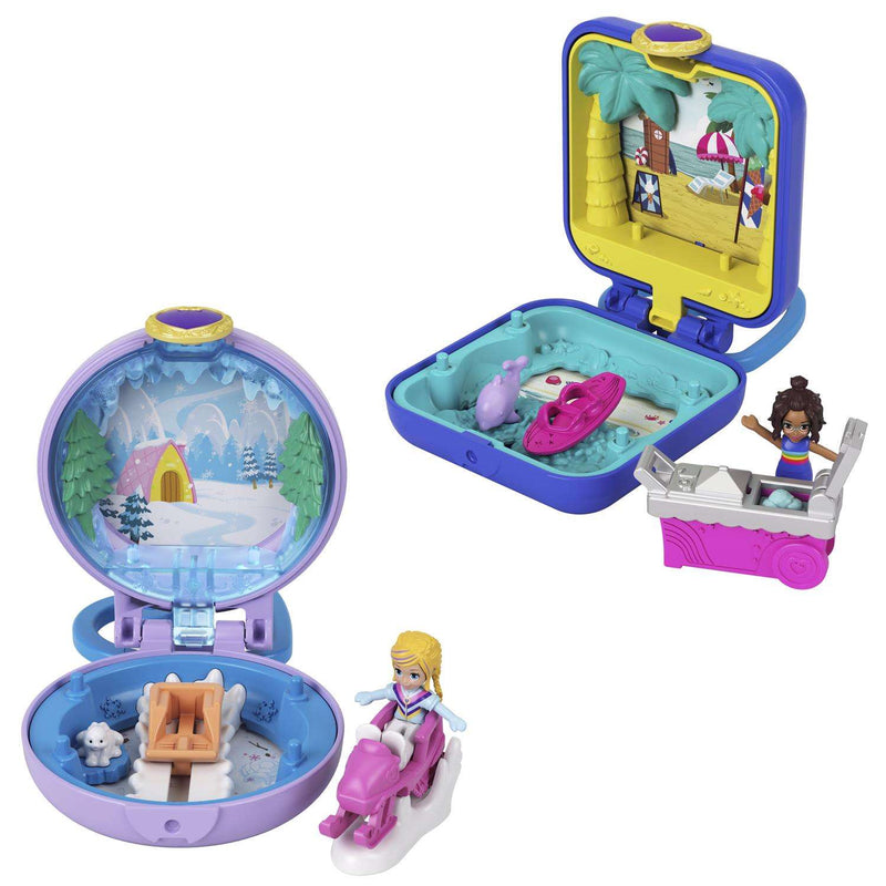 Load image into Gallery viewer, Mattel Polly Pocket Mini Compact Playset Plastic Assorted
