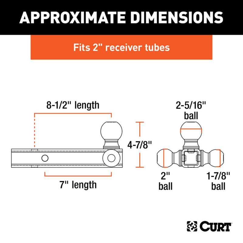 Load image into Gallery viewer, CURT Tri-Ball Mount
