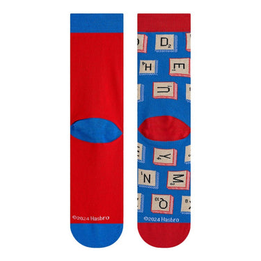 Odd Sox Scrabble Split Men's Crew Socks Size L