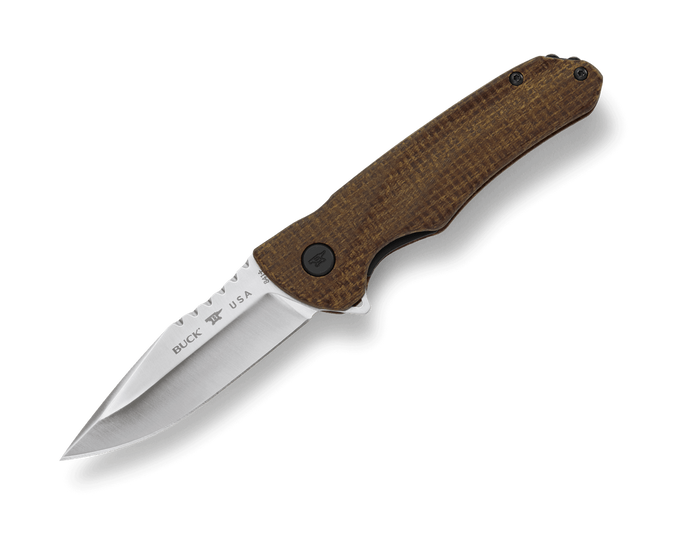 Buck 841 Sprint Pro Knife - Burlap Micarta