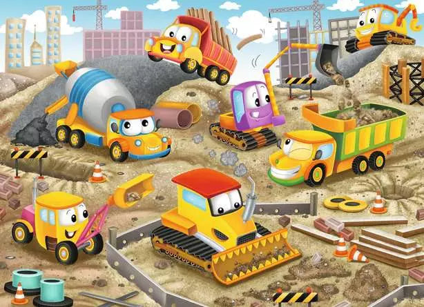 Load image into Gallery viewer, 4 +  35  10.8&quot; x 7.6&quot; x 1.5&quot;  0.1&quot; x 10.2&quot; x 7.1&quot; Children’s Jigsaw Puzzle Raise the Roof! - 35 Pieces Puzzle

