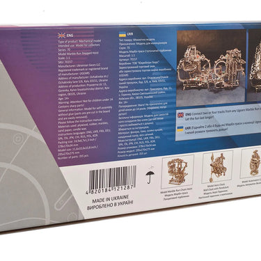 UGears Marble Run Stepped Hoist - 2 Mechanical Model
