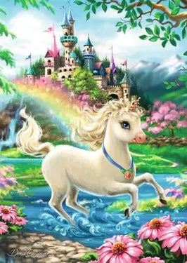 Children’s Jigsaw Puzzle Unicorn Castle - 35 Pieces Puzzle