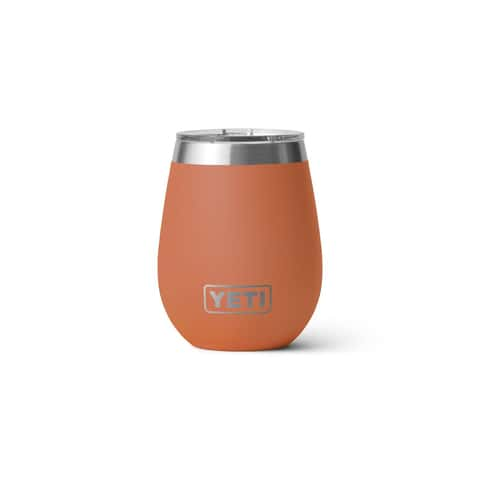 Yeti Rambler 10 Oz BPA Free Wine Tumbler w/ Magslider Lid - High Desert Clay