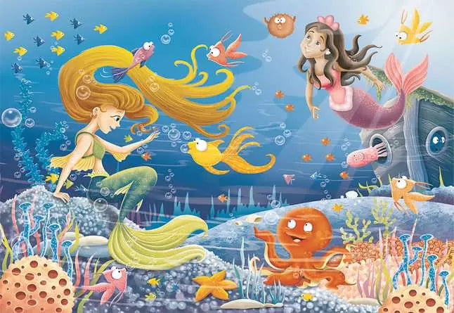 Children’s Jigsaw Puzzle Mermaid Tales - 60 Pieces