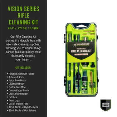 Breakthrough Clean Technologies Vision Series Rifle Cleaning Kit, AR-15, 5.56mm, & .223 Caliber