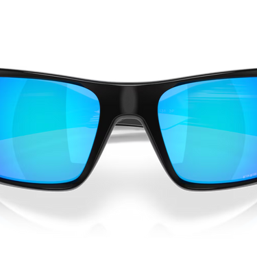 Oakley Masseter Prizm Sapphire Polarized Lenses Polished Black Frames