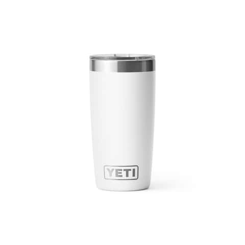 Load image into Gallery viewer, Yeti Rambler 10 Oz BPA Free Tumbler w/ Magslider Lid - White
