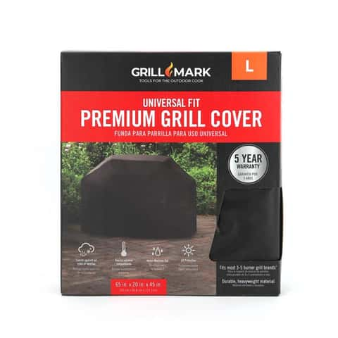 Load image into Gallery viewer, Grill Mark Universal Black Grill Cover 65&quot; x 20&quot; x 45&quot;
