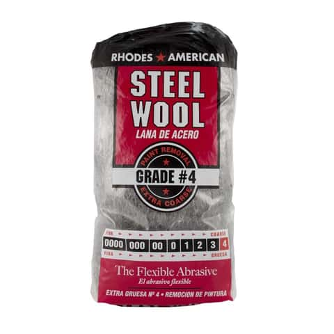 Rhodes American 4 Grade Extra Coarse Steel Wool Pad 12 pk