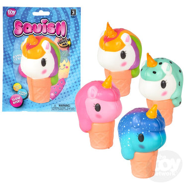 4" Squish Unicorn Ice Cream (Sold Separately)