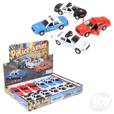 5" Die-Cast Pull Back Patrol Cars (Sold Separately)