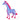 14" Sublimation Brite Giraffe Plush
