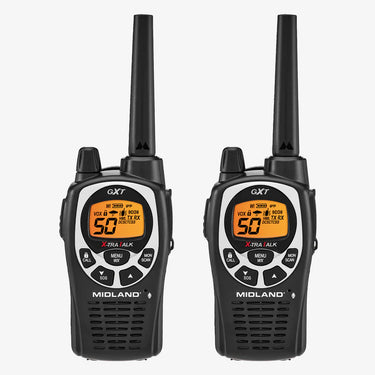 Midland GXT1000 GMRS Walkie Talkie 2 Pack