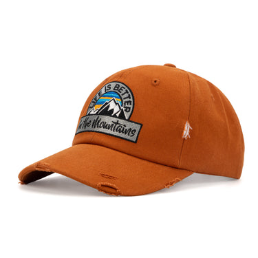 Life is Better In The Mountain Hat (Orange)