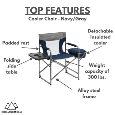 Summit Mountain Gear Cooler Chair - Purple