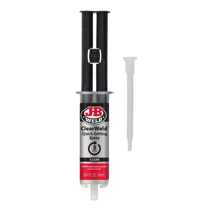 Load image into Gallery viewer, J-B Weld Clear Weld High Strength Epoxy Clear Syringes 0.47 oz
