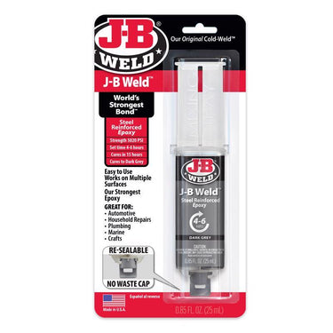 J-B Weld Extra Strength Epoxy Syringes 0.85 ozJ-B Weld Extra Strength Epoxy Syringes 0.85 oz