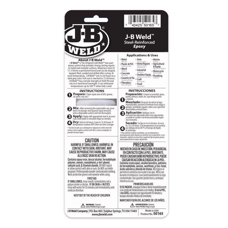 Load image into Gallery viewer, J-B Weld Extra Strength Epoxy Syringes 0.85 ozJ-B Weld Extra Strength Epoxy Syringes 0.85 oz
