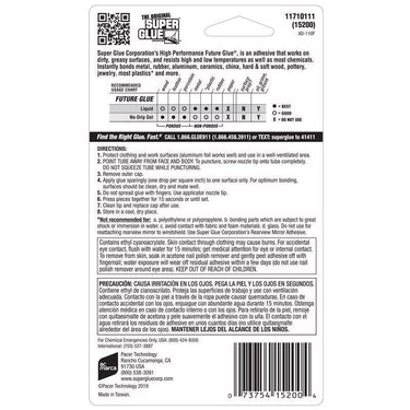 The Original Super Glue Future Glue Super Strength Clear All Purpose Super Glue 2 pk