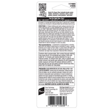 The Original Super Glue Quick Fix High Strength Cyanoacrylate All Purpose Super Glue 0.07 oz